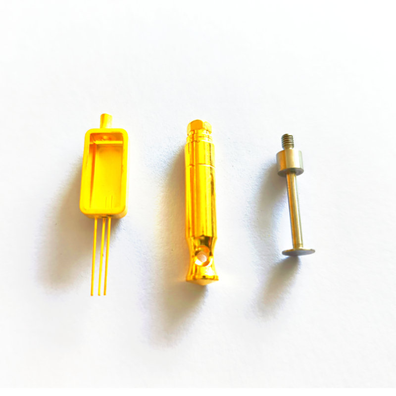 Gold-plated pin